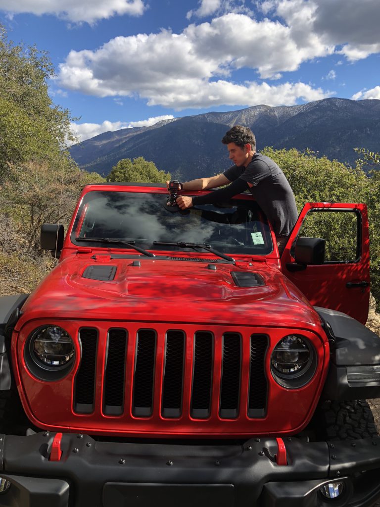 Zack Klapman with Jeep