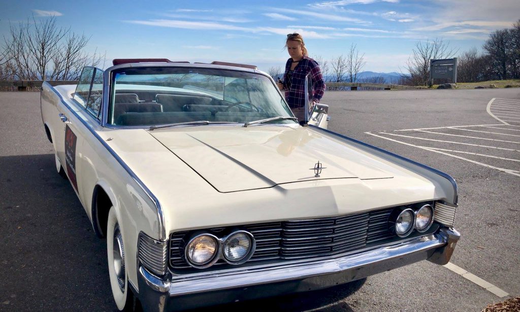 Lara Vernon and an Old Oldsmobile