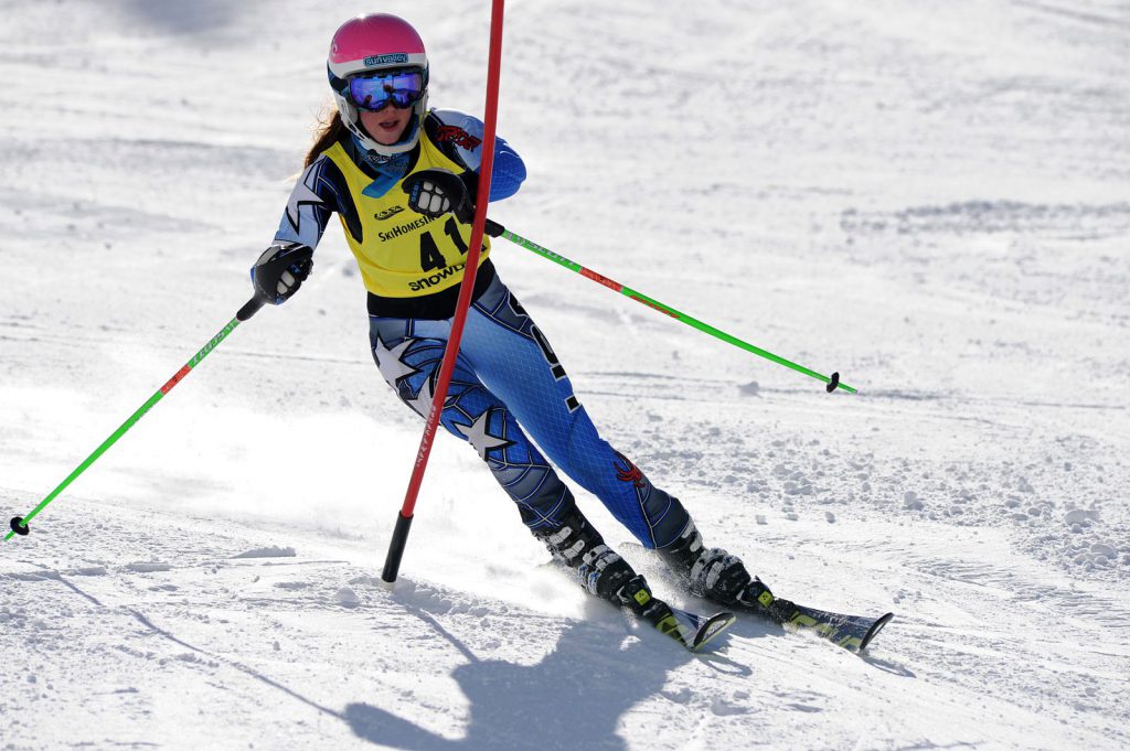 Loni Unser Ski Racer