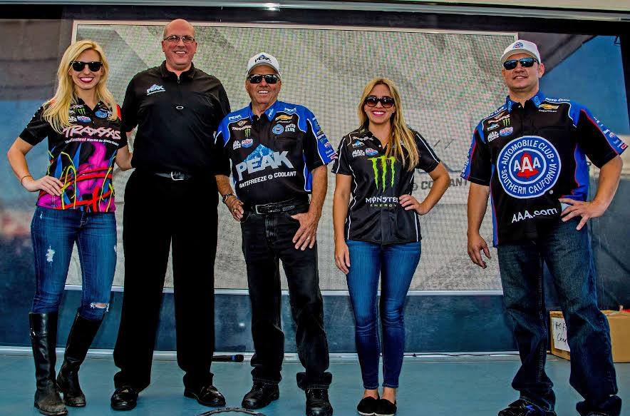 Brian Bohlander with John Force Racing