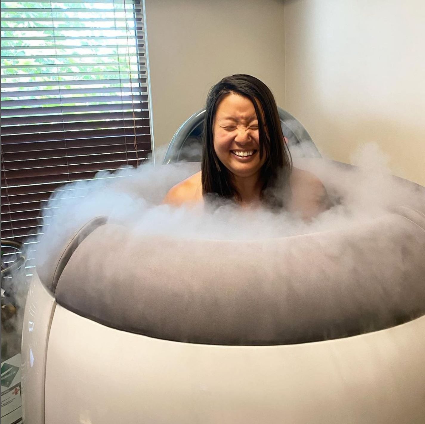 Caroline Yun cryo bath