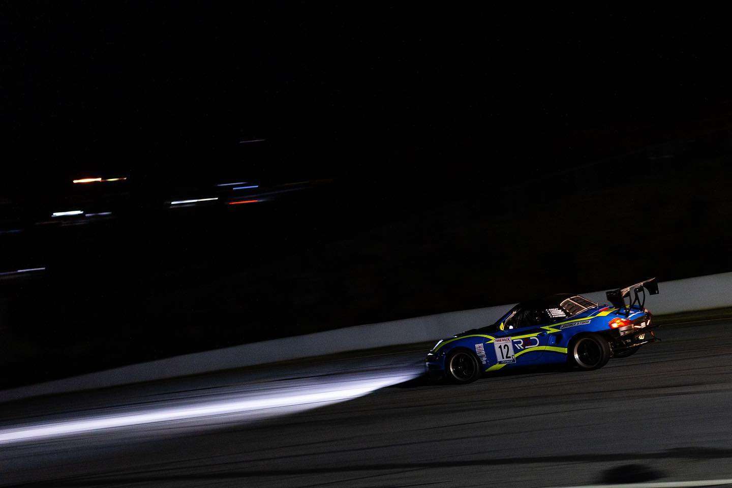 Night racing at Road Atlanta